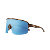 Sunglasses Suncloud Amplify Matte Tortoise - Polarized Aqua Mirror - Genetik Sport